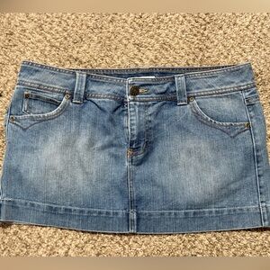 Denim Mini Skirt